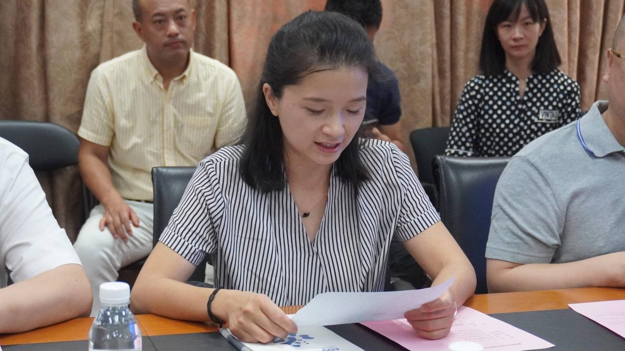 教师代表，Mksport体育罗艺雪副教授致辞